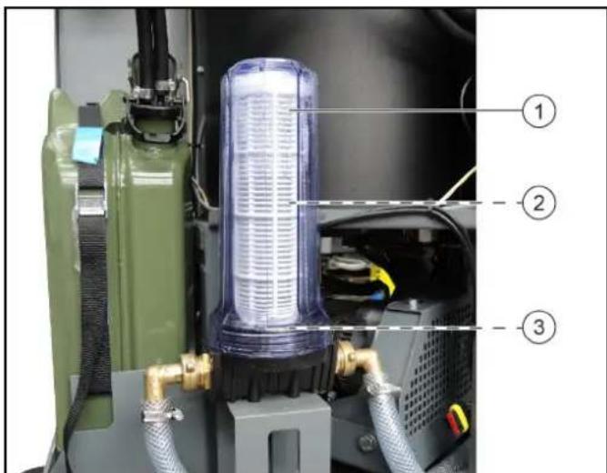 Kärcher WRS 200 - Verificar/limpar oILTro de agua - 1