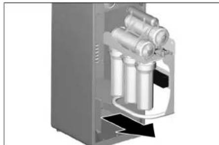 Kärcher WPC 100 RO - Forberedelse af filter til idrifttagning - 1