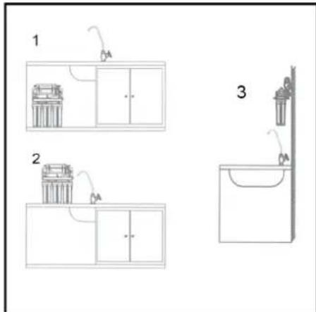Kärcher WPC 100 RO - Выбор места монтажа - 1