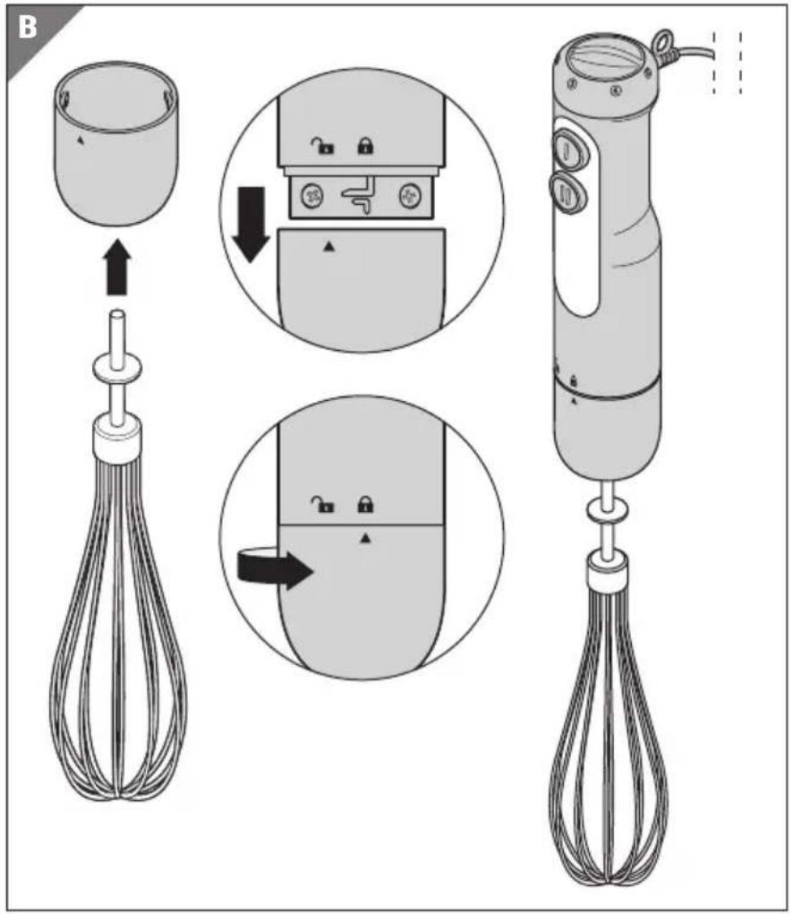 Ambiano GTMF03 - Montare la frusta - 1