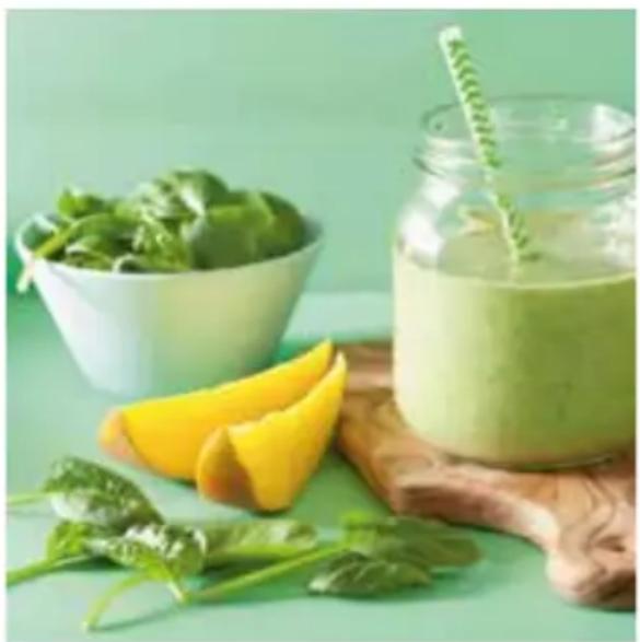 Ambiano GTMM01CH - Grüner Spinat-Pfirsich-Smoothie - 1