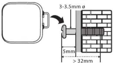 3-3.5mmø 5mm >32mm