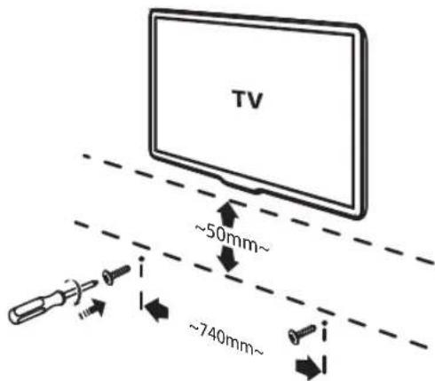 TV ~50mm~ ~740mm~