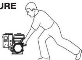 JONSERED ST1153EP - PULL START PROCEDURE - 2