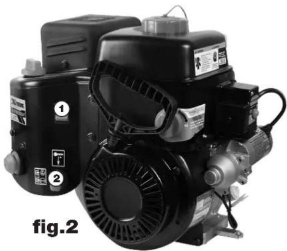 JONSERED ST1153EP - STOPPING THE ENGINE (fig. 2) - 2