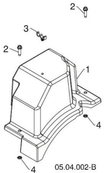 JONSERED ST2361EP - REPAIR PARTS CHASSIS / ENGINE / PULLEYS SNOW THROWER - MODEL NO. ST2361EP (96192007501), PRODUCT NO. 961 92 00-75 - 1