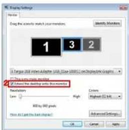 TARGUS ACA11EUZ - Kontrolle des Displays über Windows Displayeigenschaften (für Windows XP und Vista) - 4