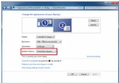 TARGUS ACA11EUZ - Controlo do ecrã usando as Propriedades de Visualização do Windows (para Windows 7) - 1