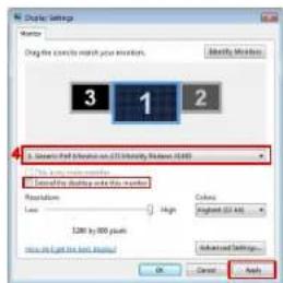 TARGUS ACA11EUZ - Het beeldscherm instellen met behulp van Windows' "Eigenschappen voor Beeldscherm" (voor Windows XP en Vista) - 6