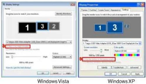 TARGUS ACA11EUZ - Controlla il Display usando le Proprietà dello schermo di Windows (per Windows XP e Vista) - 5