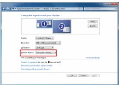 TARGUS ACA11EUZ - Kontrolle des Displays über Windows Displayeigenschaften (für Windows 7) - 1