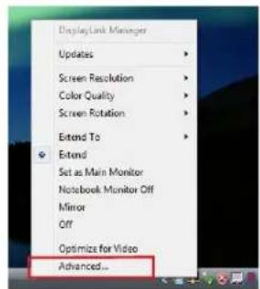 TARGUS ACA11EUZ - Kontrolle des Displays über die Video-Menüoptionen des Adapters - 1