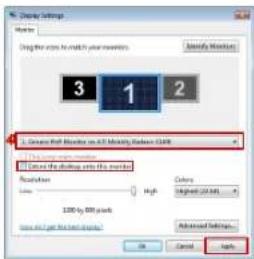 TARGUS ACA11EUZ - Controlling the Display using Windows Display Properties (for Windows XP and Vista) - 9