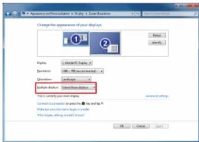 TARGUS ACA11EUZ - Het beeldscherm configureren met behulp van Windows' 'Eigenschappen voor Beeldscherm' - 1