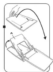 TARGUS AWE04EU - To use the Stand / Benutzung des Ständers / Como using a base / Pour utiliser le support /Per usage il supporto / Gebruik van de houser / Para utiliser a Base de Apio - 1