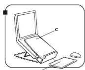 TARGUS AWE04EU - To use the Stand / Benutzung des Ständers / Como using a base / Pour utiliser le support /Per usage il supporto / Gebruik van de houser / Para utiliser a Base de Apio - 4
