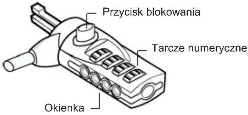 TARGUS PA410S1 - Seryjna kombinacja cyfr - 1