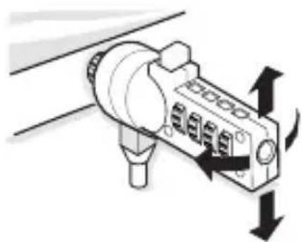 TARGUS PA410S1 - Používání SecureSpacer DEFCON - 2