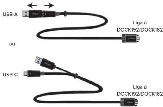 TARGUS DOCK190EUZ - Configuração de estaqão de trabalho - 5
