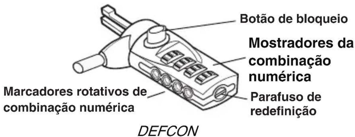 TARGUS ASP03EU - Definir a combinação numérica - 1
