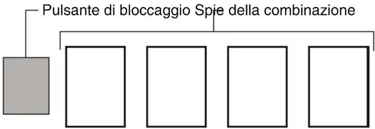 TARGUS ASP03EU - Registrazione della propria combinazione - 1