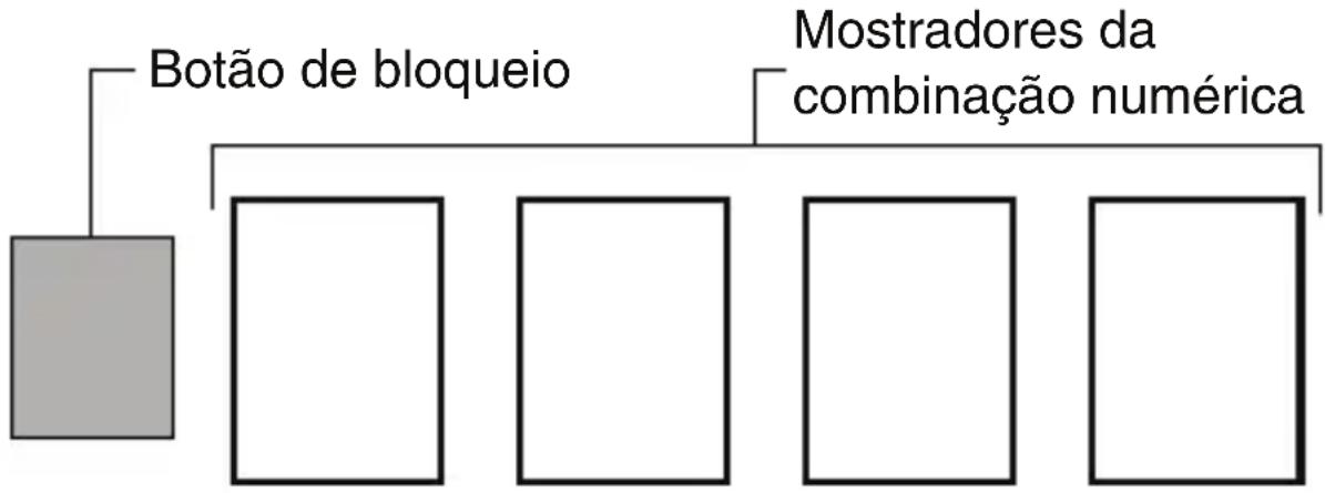 TARGUS ASP03EU - Registrar a sua combinação numérica - 1