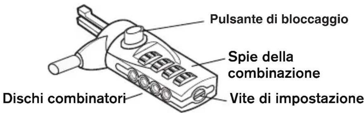 TARGUS ASP03EU - Impostazione della combinazione - 1