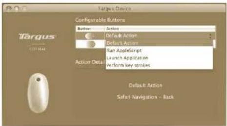 TARGUS AMW43EU - De knoppen instellen - 3