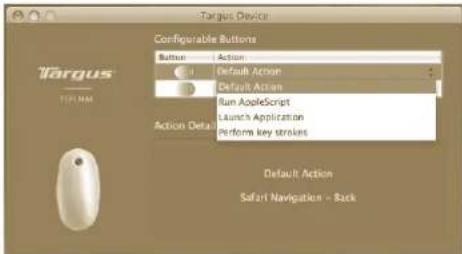 TARGUS AMW43EU - Programmation des boutons - 3
