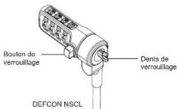 TARGUS ASP66GLXS - Attache du DEFCON NSCL à votre notebook - 2