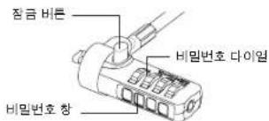TARGUS ASP66GLXS - 비밀번호 조합 - 1