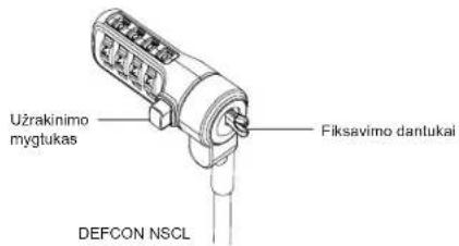 TARGUS ASP66GLXS - DEFCON NSCL prirakinimas prie jūsų nešiojamojo kompiuterio - 2