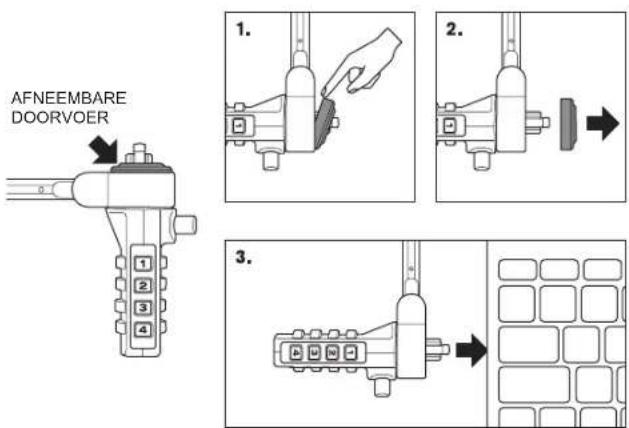 TARGUS ASP66GLXS - Removable \_x0003\_Rubber Grommet - 1