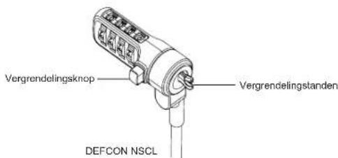 TARGUS ASP66GLXS - De DEFCON NSCL aan uw notebook bevestigen - 2
