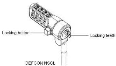 TARGUS ASP66GLXS - Locking the DEFCON NSCL to your Notebook Computer - 2