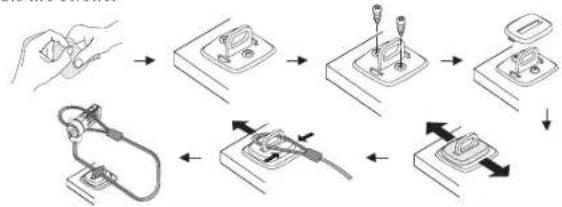 TARGUS ASP66GLXS - Using the DEFCON Security Base Plate - 2