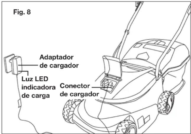 Sun Joe MJ401CXR - Carga de batería - 1
