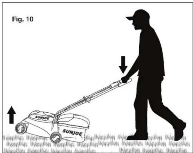 Sun Joe MJ401CXR - Starting + Stopping - 2
