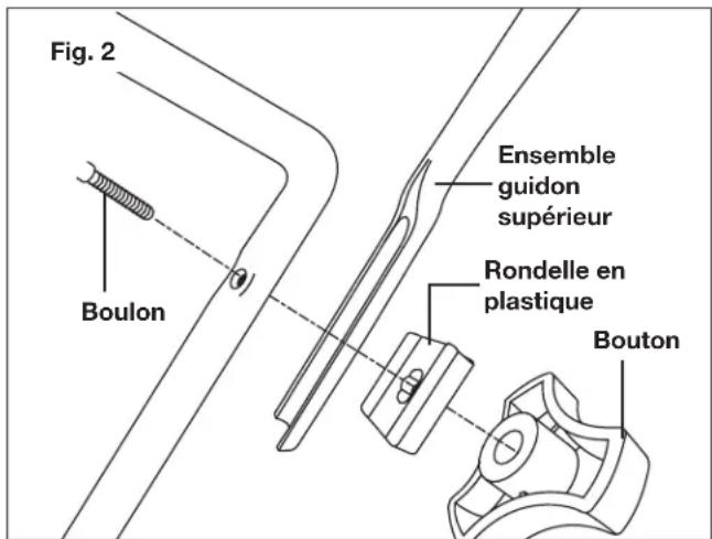 Sun Joe MJ401CXR - Assemblage du guidon - 2