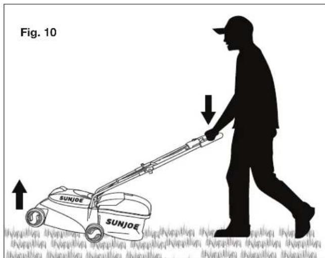 Sun Joe MJ401CXRSJB - Starting + Stopping - 2