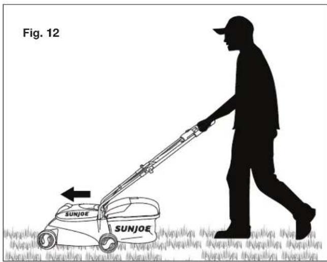 Sun Joe MJ401CXRSJB - Starting + Stopping - 4