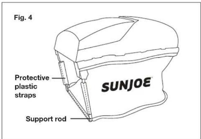 Sun Joe MJ401CXRSJB - Grass Collection Bag Assembly + Fitting - 2