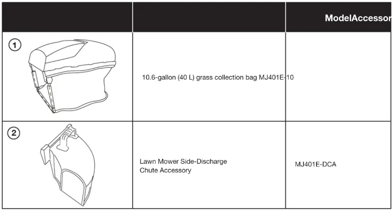 Sun Joe MJ401CXRSJB - Optional Accessories - 1