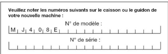 Sun Joe MJ408E - Numéros de modèle et de série - 1