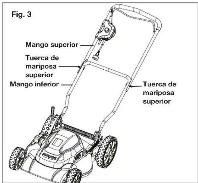 Sun Joe MJ408E - Ensamblado de mango - 3