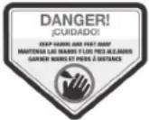 Sun Joe MJ408E - Safety Symbols - 1