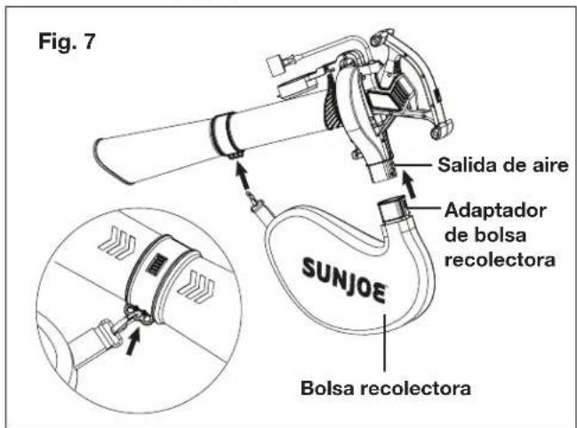 Sun Joe SBJ603E - Ensemblado como aspiradora + trituradora - 4