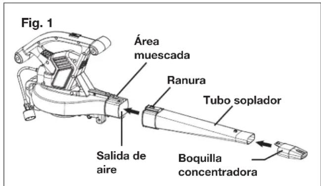 Sun Joe SBJ603E - Ensamblado como sopladora - 1