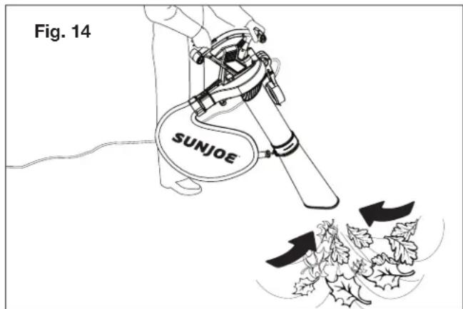 Sun Joe SBJ603E - Mode aspiro + broyeur - 1