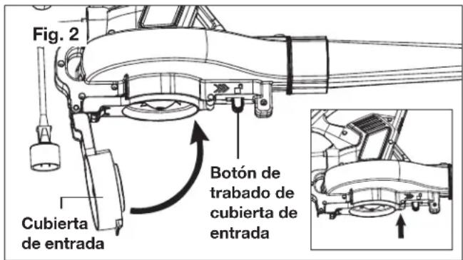 Sun Joe SBJ603E - Ensamblado como sopladora - 2